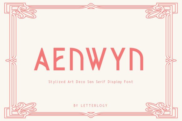 Aenwyn: A Modern Art Deco Font