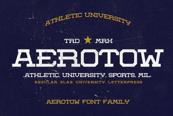 Aerotow Font for Creative Projects
