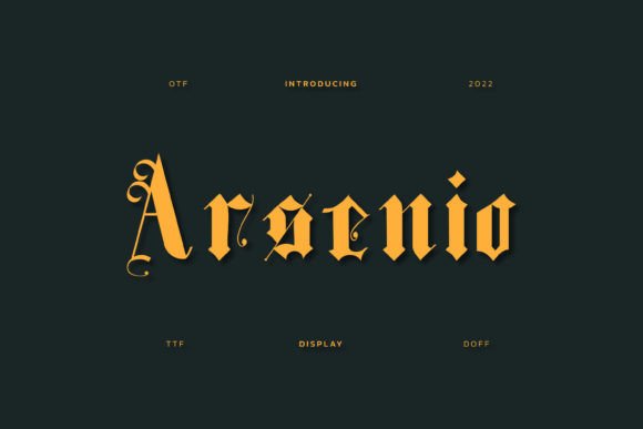 Arsenio: Bold Typography for Impactful Campaigns