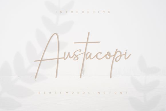 Austacopi Font for Web Design