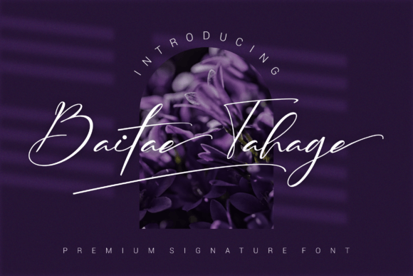 Baitae Tahage Font for Branding