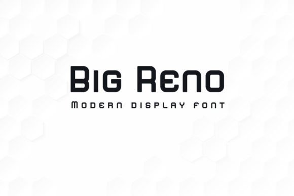 Big Reno: A Bold Font for Creative Projects