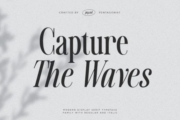 Captures the Waves Font