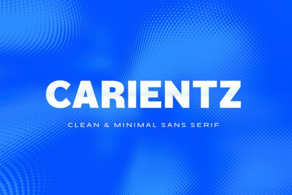 Carientz Font: Modern Sans Serif for Web Design