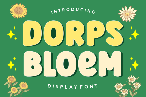 Dorps Bloem Font for Creative Makers
