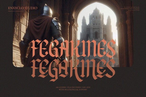 Fegakines: A Bold Typeface for Creative Expression
