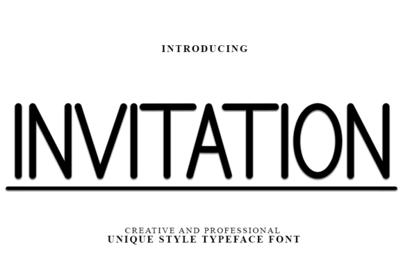 Invitation Font for Creative Makers