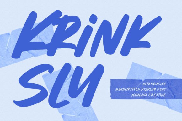 Krinksly: A Fancy Font for Creative Campaigns