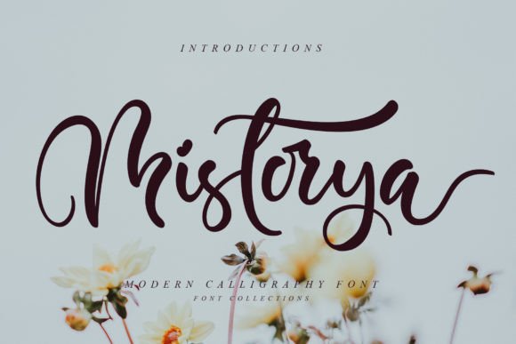 Mistorya Font for Creative Campaigns