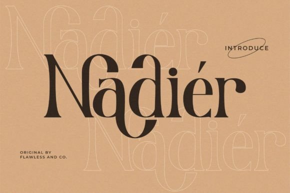 Nadier: A Serif Font for Timeless Design