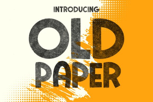 Old Paper Font for Elegant Design