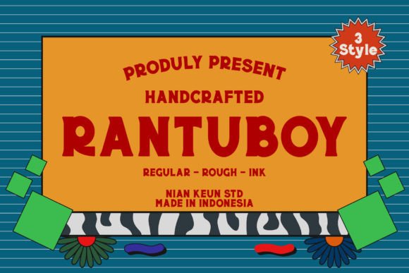 Rantuboy Font: Retro Style for Creative Projects