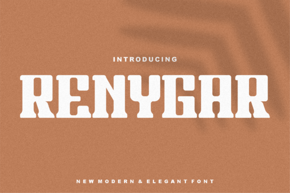 Renygar: A Modern Display Font for Creative Projects