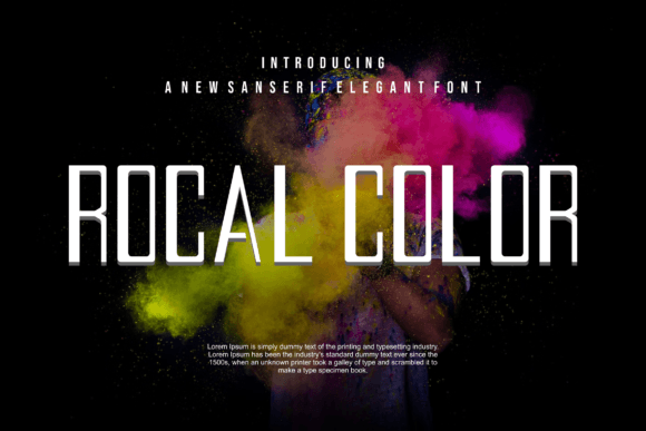 Rocalcolor Font – Bold & Authentic