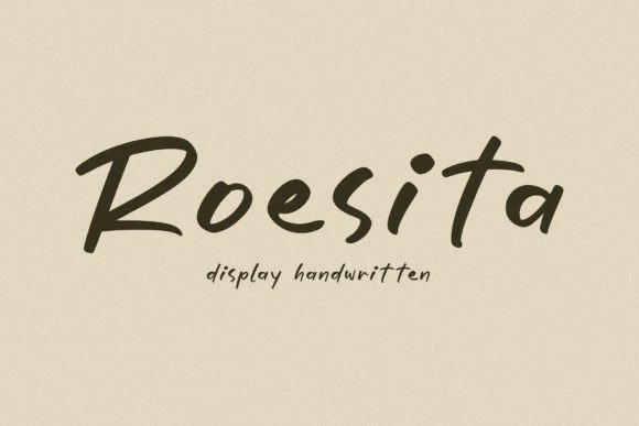 Roesita – Handwritten Font