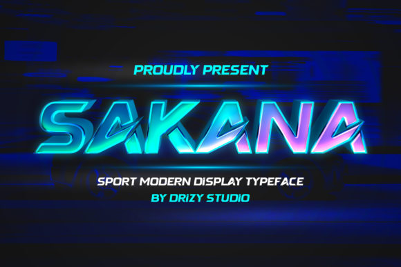 Sakana: Modern Display Font for Campaigns