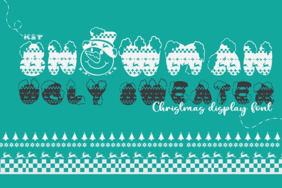 Snowman Ugly Sweater Font
