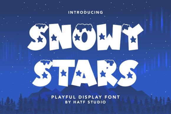 Snowy Stars Font Review