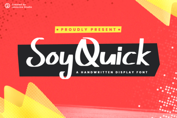 Soyquick: A Friendly Handwritten Font