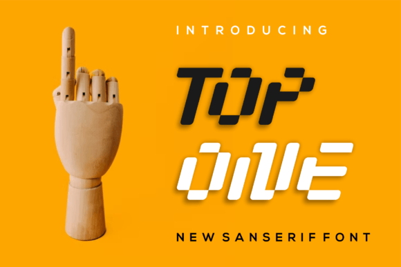 Topone: A Bold Font for Creative Projects